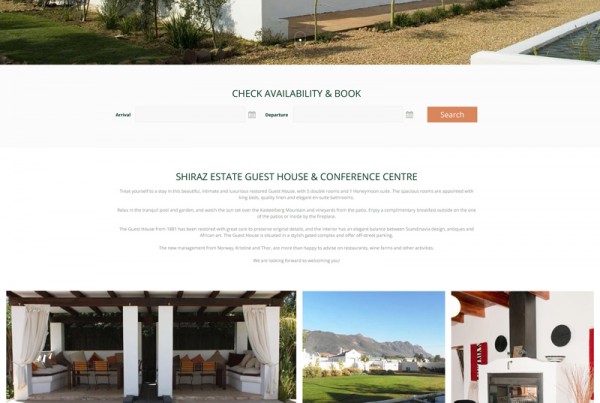 Responsive Wordpress Website Design for Guest House